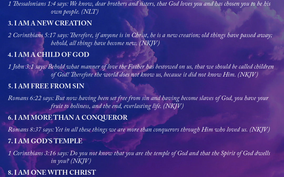 Who God Says I Am